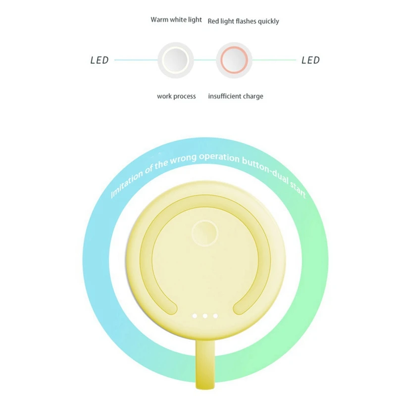 

Portable Blender Cordless Mini Mixer Fruit Smoothies Maker with Inductive Charging 380Ml for Home Travel Outdoors
