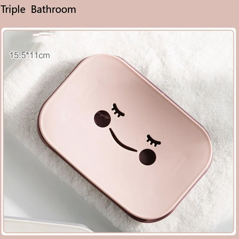 Мыльница со смайликом и КАКТУСОМ с отверстием для слива | Дом сад