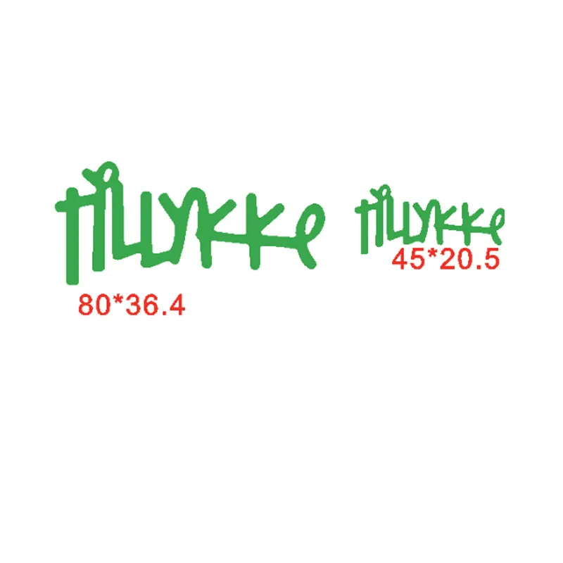 Tillykke датское слово высечки для открыток tillykke скрапбукинга металлические новые