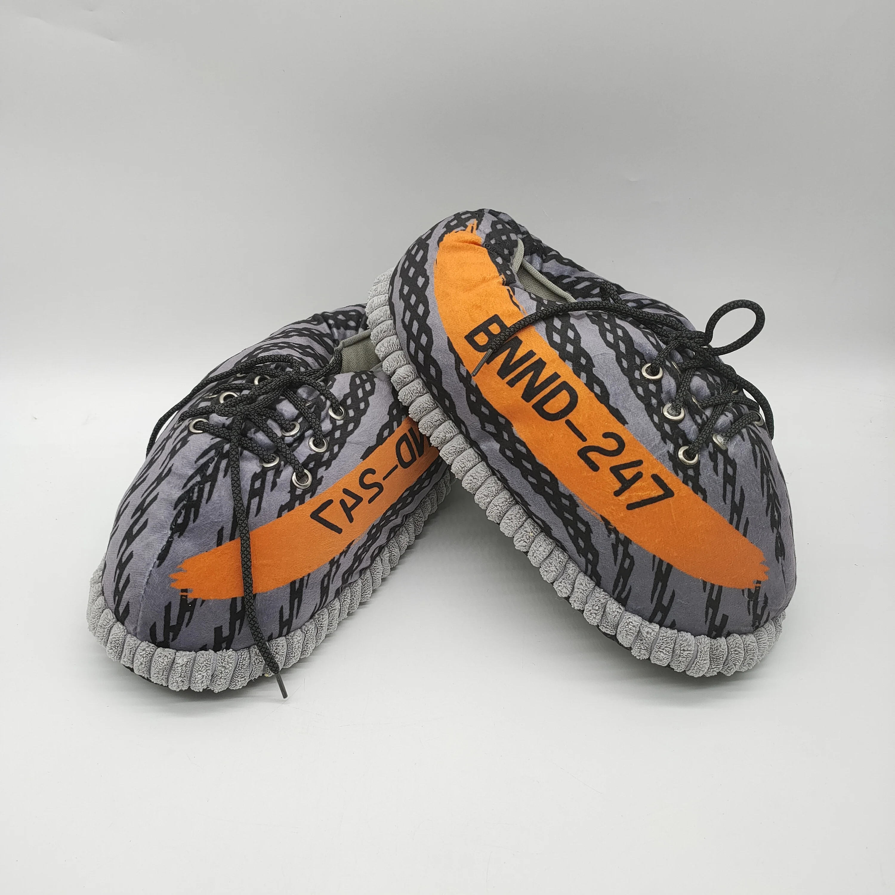 

Comfortable Plush Sports Shoes Home Floor Slippers Women/Men Winter Warm Home Slippers Ladies Slippers One Size Shoes Neutral La