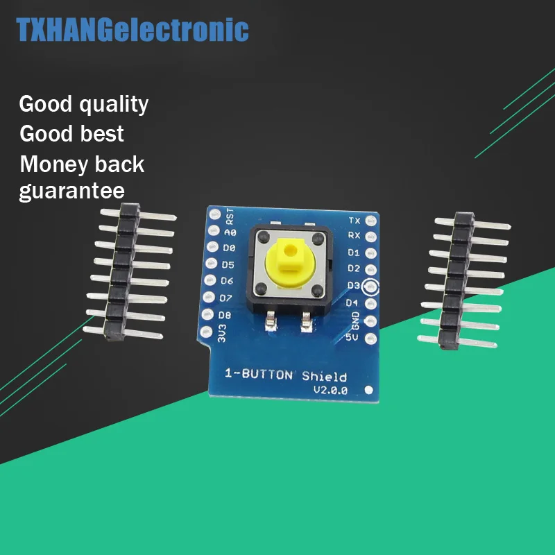 Для wemos d1 mini button shield Mini One Button Switch для Мини-Щит diy electronics | Электронные компоненты и