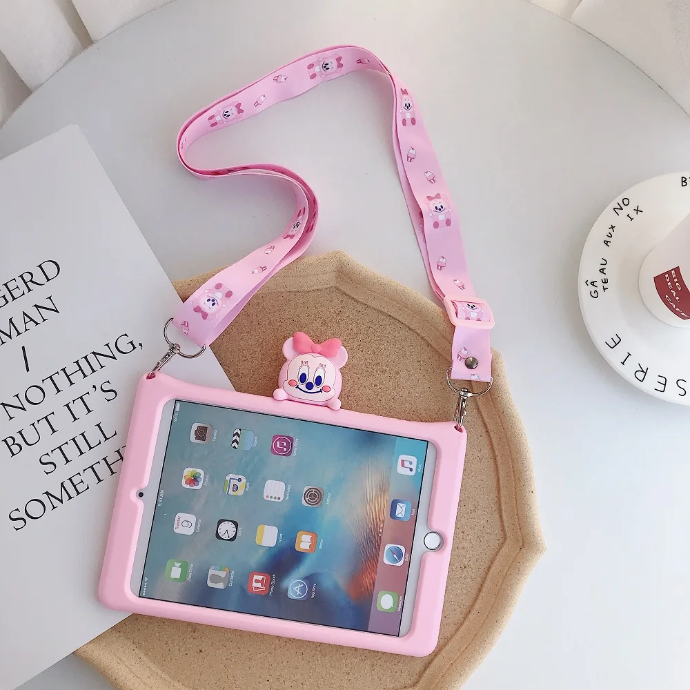 

Прекрасные дети Безопасный противоударный силиконовый чехол для IPad 9,7 2017 2018 чехол для планшета Funda для Ipad 6 IPad 5 Air Ipad 2 1 Стенд кожаный чехол + р...