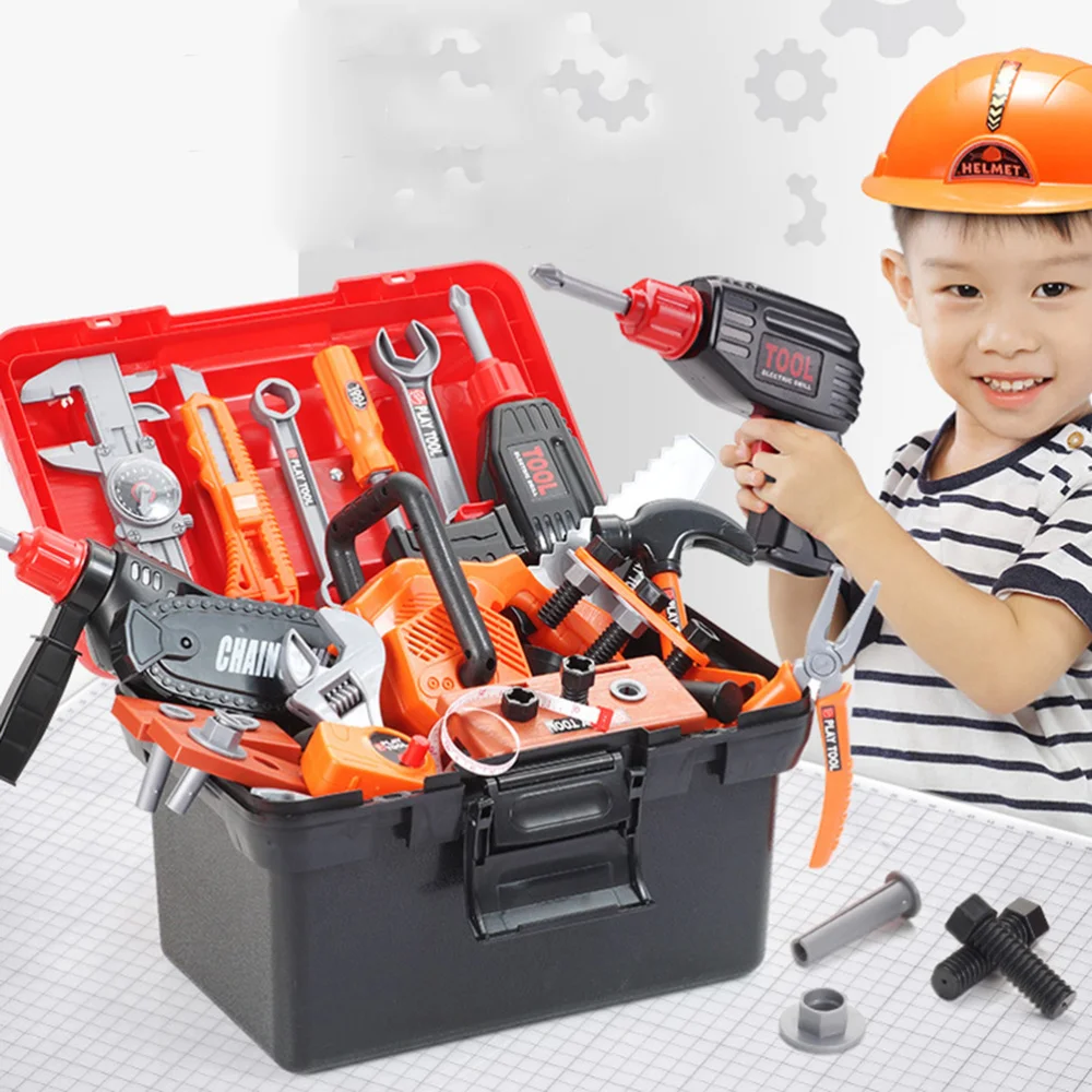 

1 Set Simulation Repair Tool Kit Electric Drill Screwdriver Educational Toy for Kids