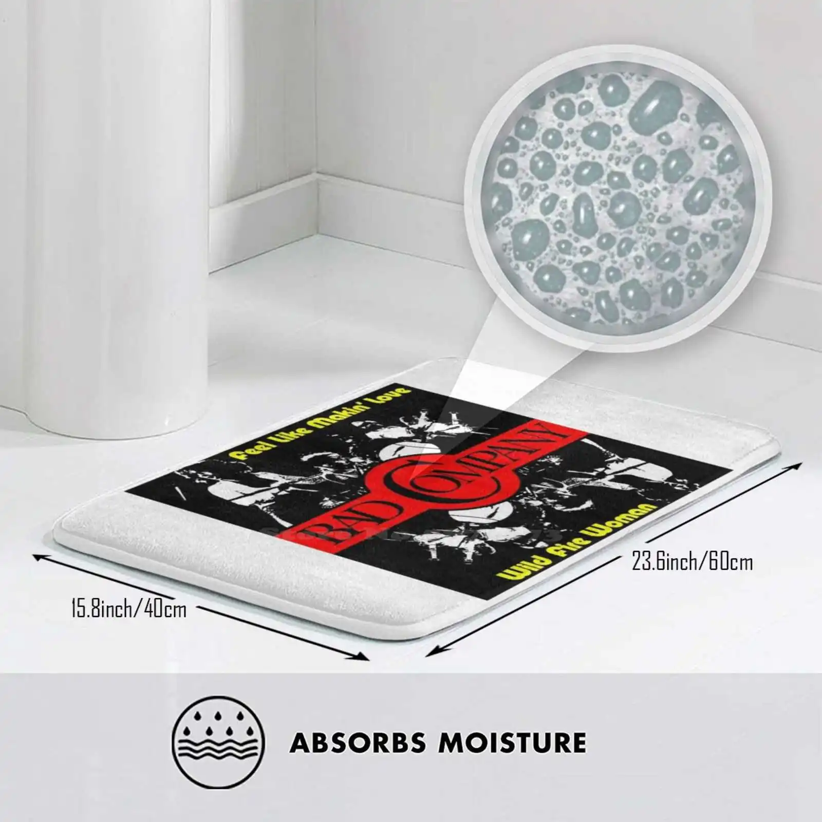 ПЛОхАЯ КОМПАНИЯ 5 3D мягкий нескользящий коврик подушка английская жесткая группа