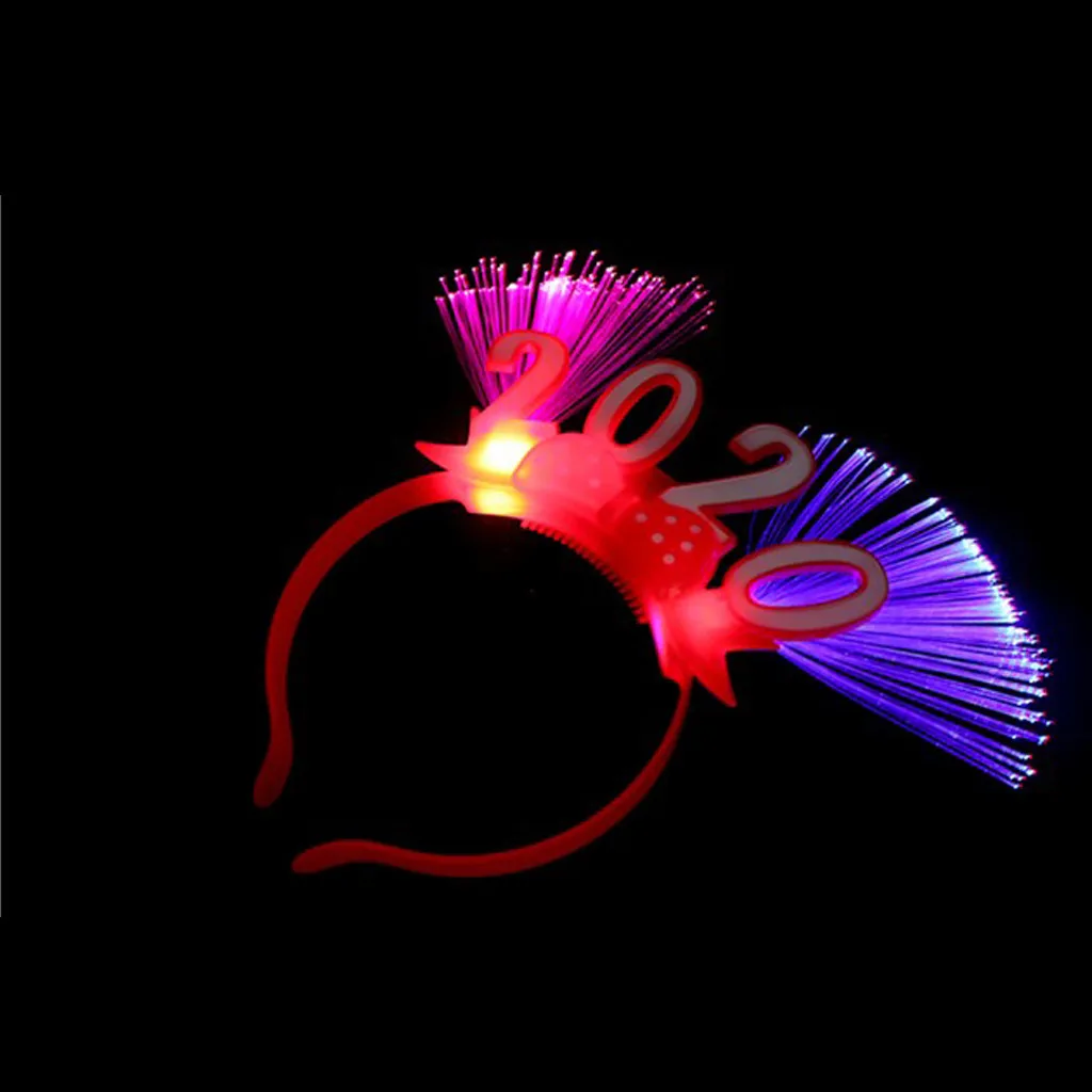 2020 светодиодный светильник Рождественская повязка на голову светящаяся