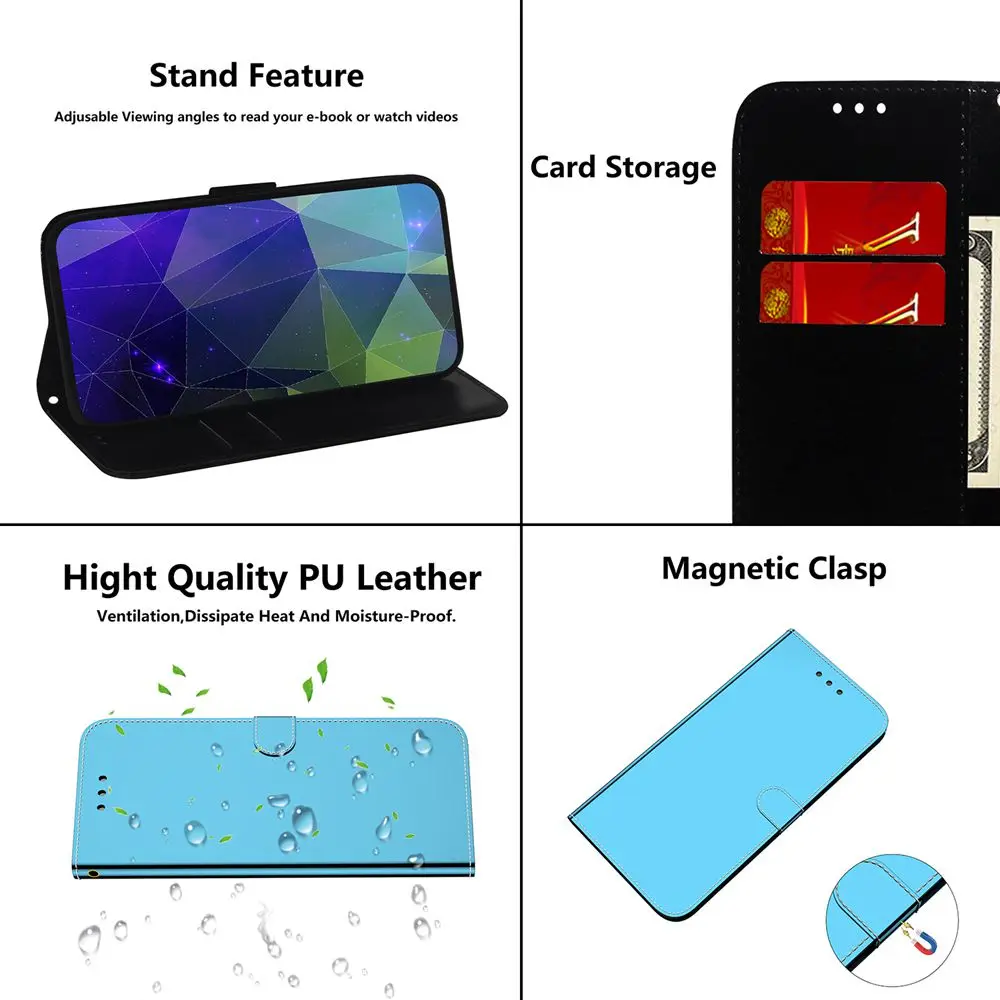 Откидной Чехол для iPhone 11 Pro Max чехол зеркальный магнитный кожаный Coque X XR XS 6 S 7 8 Plus