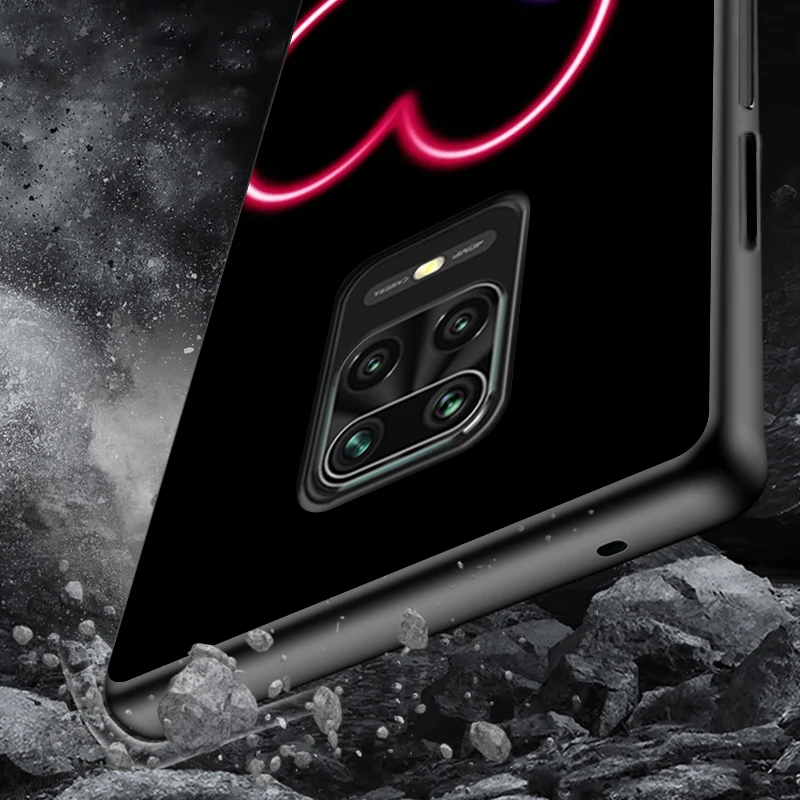 

Cute Love Heart For Xiaomi Redmi Note10 10S 9T 9S 9 8T 8 7 6 5A 5 4 4X Prime Pro Max Black Phone Case