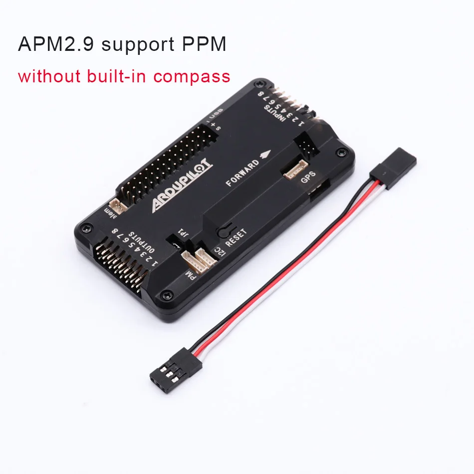 H without compass APM2.9 APM2.8 плата контроллера полета поддержка PPM apm2.6 2,8 Модернизированный внутренний Компас для RC Квадрокоптер, Мультикоптер Ardupilot - Цвет: H without compass