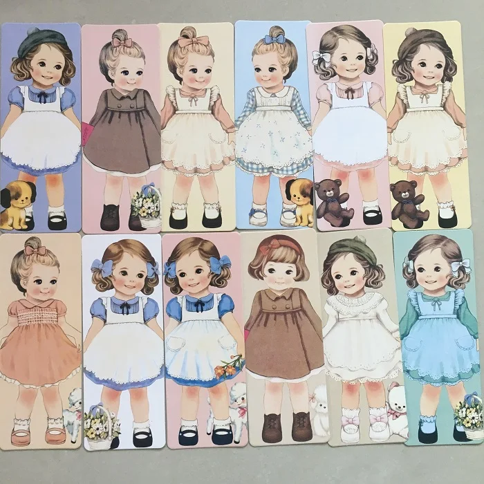 Милые бумажные закладки для книги маленьких девочек 30 листов/набор милые зажимы