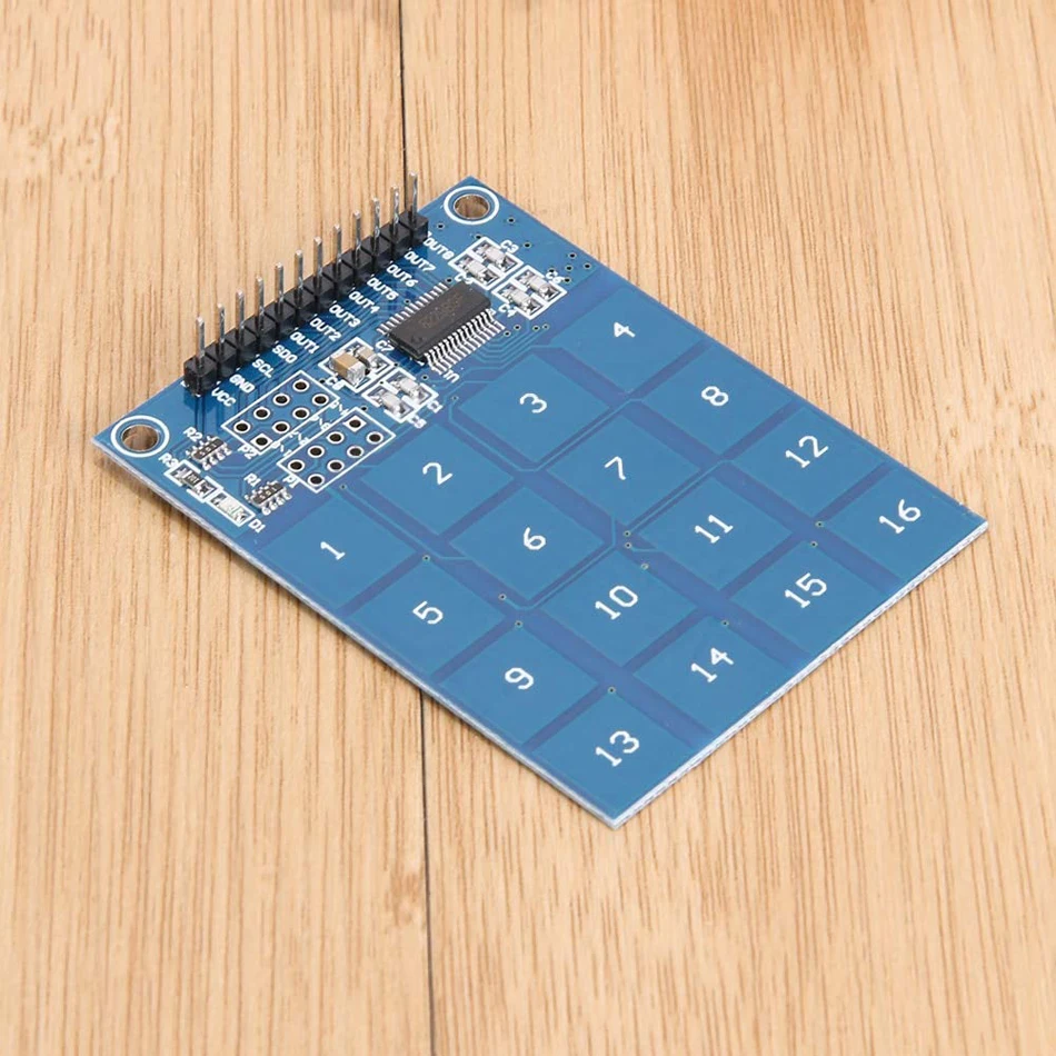 16-кнопочный канал TTP229 емкостный сенсорный переключатель цифровой датчик IC