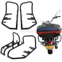 motorcycle twin rail saddlebag guard mounts bracket fit for lf250 d lf250 e v16