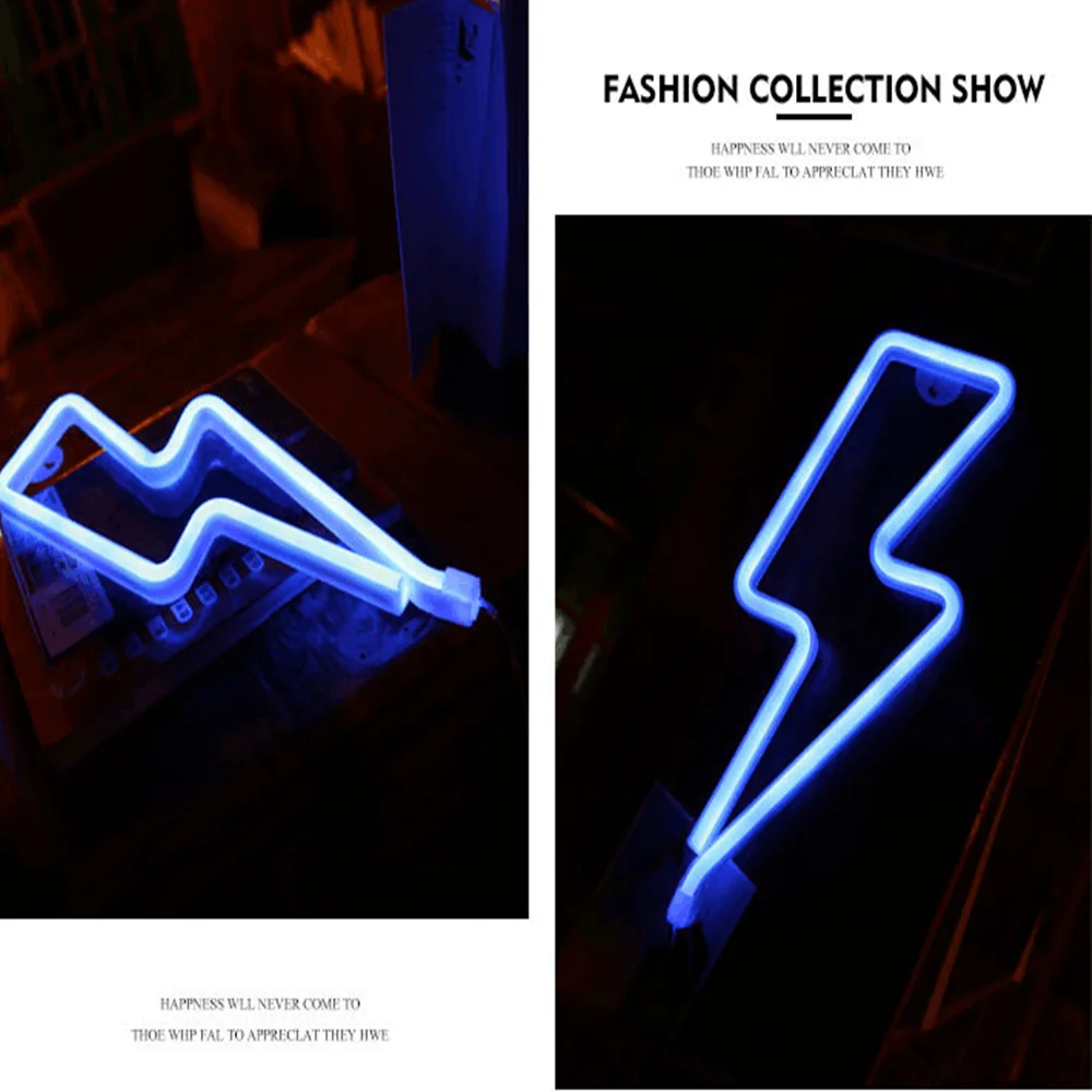 Светодиодная неоновая вывессветильник в форме Нина ночсветильник на батарейках