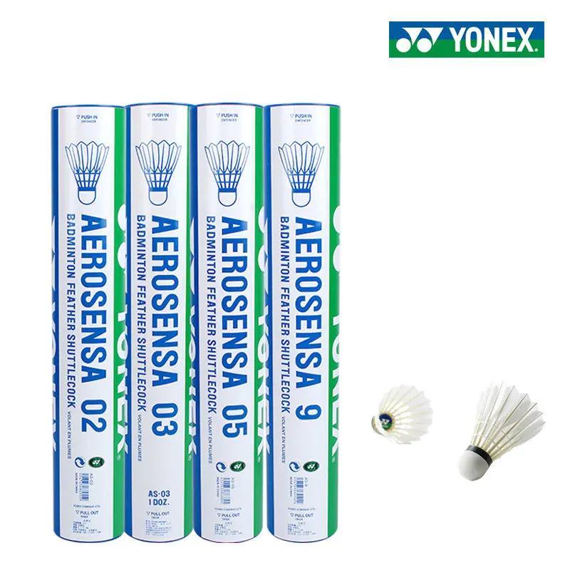 Воланы для бадминтона Yonex высокого уровня As02 As03 As05 для соревнований тренировка с сопротивлением бадминтон петух As9