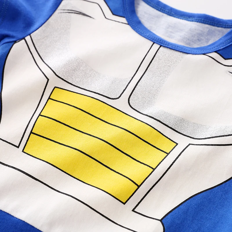Dragon Ball Vegeta Одежда для новорожденных маленьких мальчиков Ползунки Комбинезоны из хлопка младенческой мультфильм малышей bebe одежда