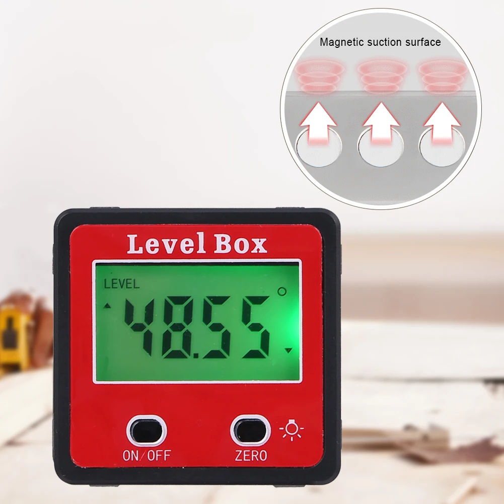 

Angle Meter Finder Protractor Instrument Inclinometer Precision Digital Gauge Woodworking Gadget Depth Measurement