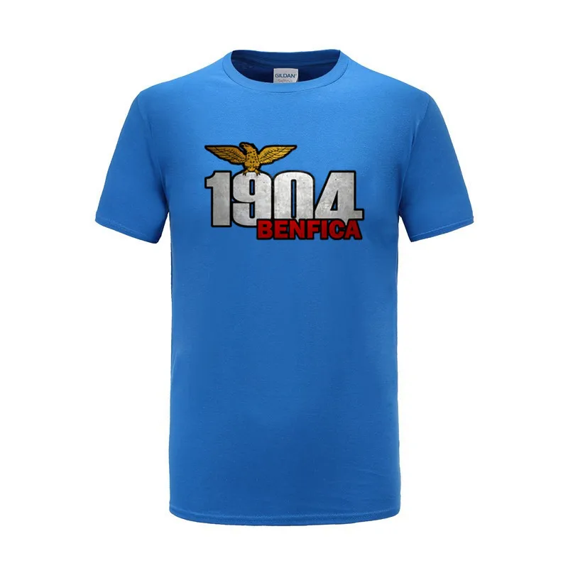 2021 Бесплатная доставка S 2XL мужская одежда мoднaя фyтбoлкa BENFICA 1904 маленьких