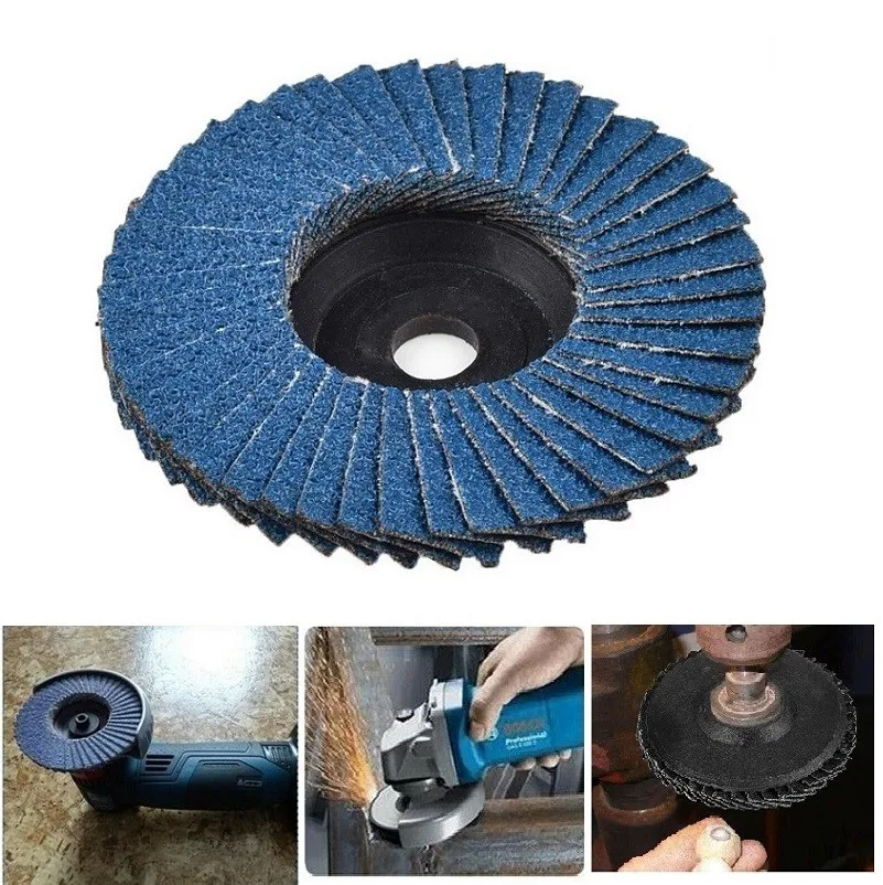 

3 Inch Flat Flap Discs 75mm Grinding Wheels Wood Cutting For Angle Grinder Flap Disc Sanding Metal Flap Disc Sanding Grind Power