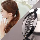 Заколка для волос женская, однотонная, с принтом в виде банана