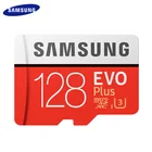SAMSUNG карта памяти Micro SD, класс 10, 256 ГБ, 128 ГБ, 100 ГБ