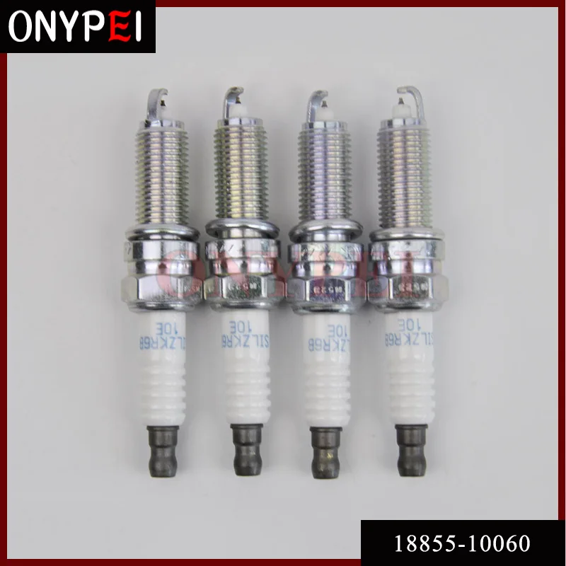 4 шт./лот иридиевая Свеча зажигания 18846 10060 LZKR6B 10E для Hyundai Elantra Kia Soul 1884610060