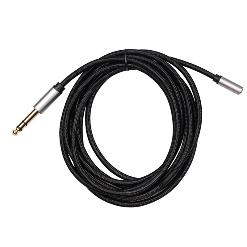 Позолоченная головка позолоченная из алюминиевого корпуса с плетеной сеткой 6 35