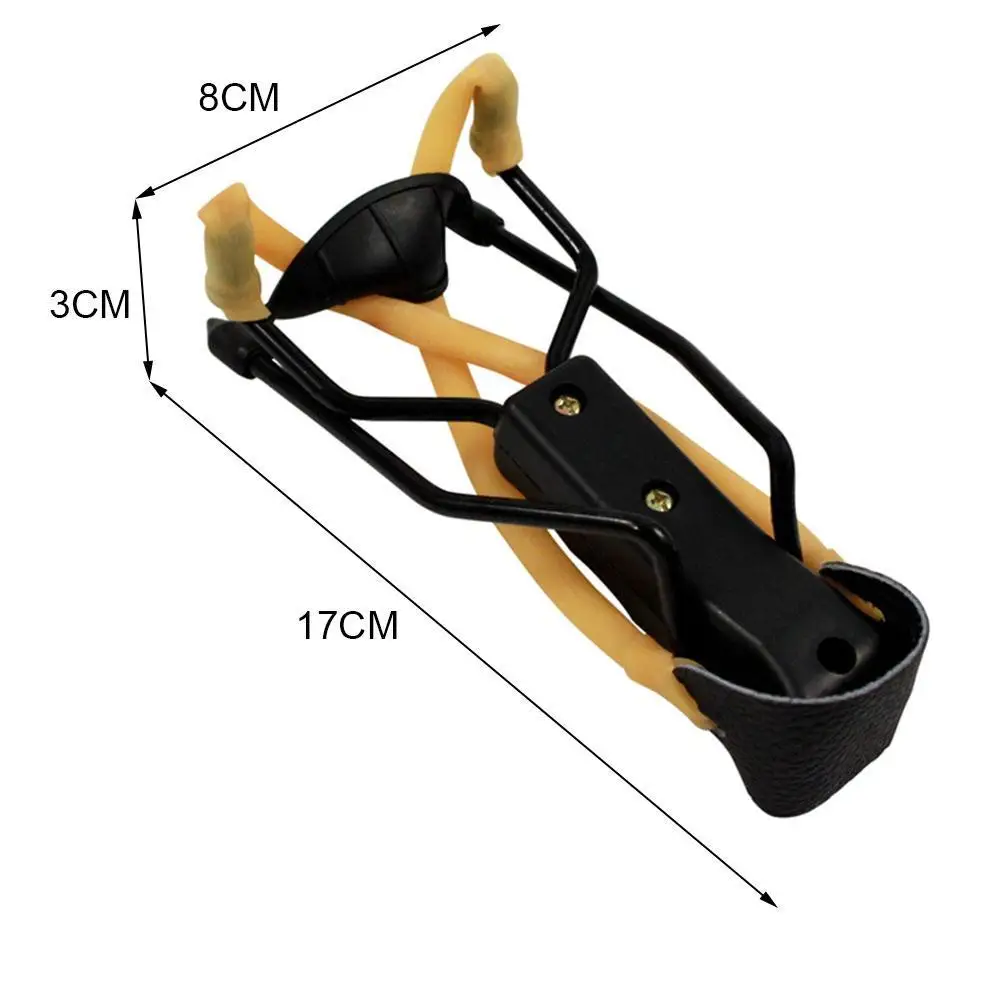 

Powerful Steel Slingshot Folding Wrist-lock High Velocity Brace Hunting Catapult Bow and Arrow Crossbow Hunting Childr