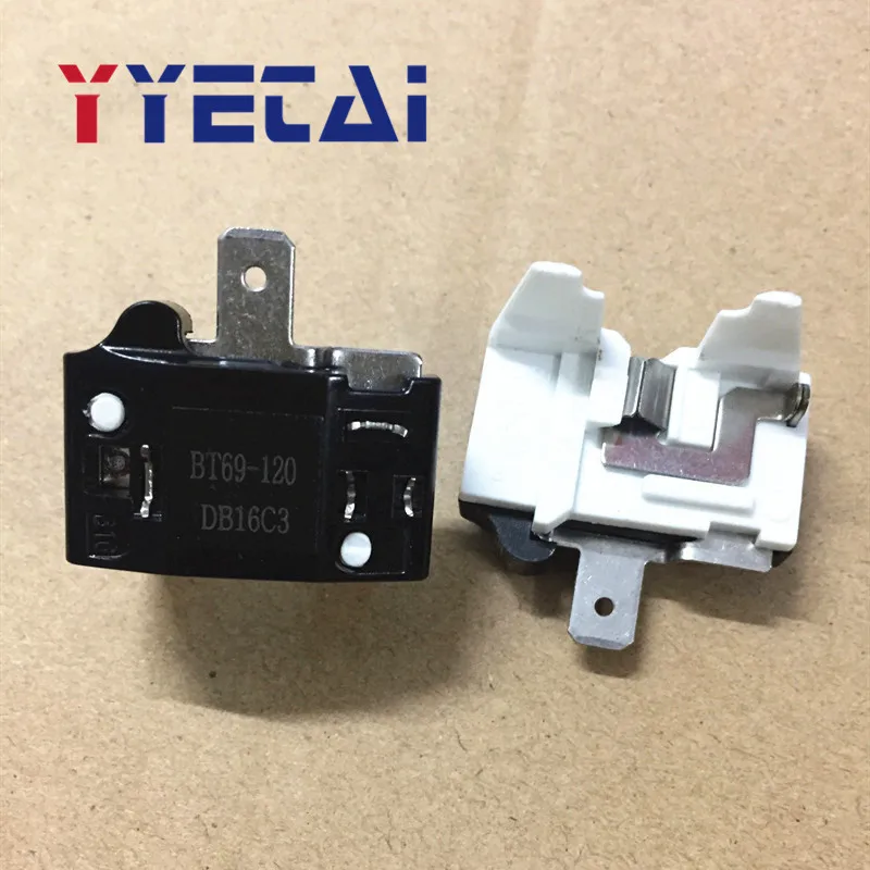 

NEW 5PCS Refrigerator Air Conditioning Overload Protector DRP Refrigerator Starter Blade Type Butterfly