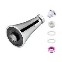 water saving kitchen faucet aerator easy install universal practical cleaning tool sprayer head with adapter anti splash 3 modes