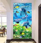 Большая фотография подводный мир рыба пейзаж своими руками Алмазная вышивка 3d вышивка крестиком алмазная живопись N1489