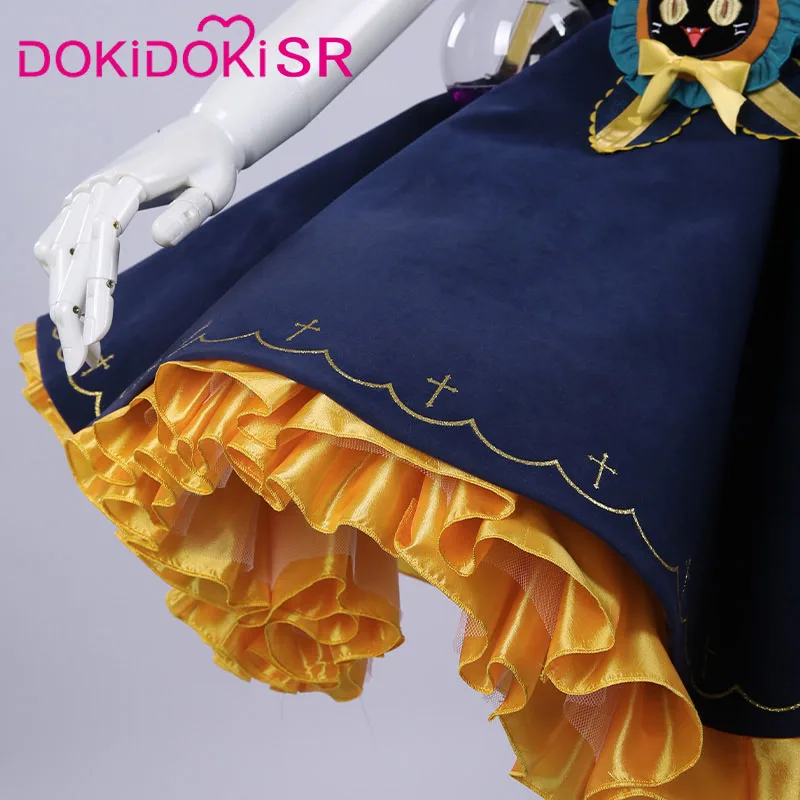 DokiDoki игра/аниме Copslay Touhou проект Kirisame Marisa костюм женский ведьмы на Хэллоуин Платье