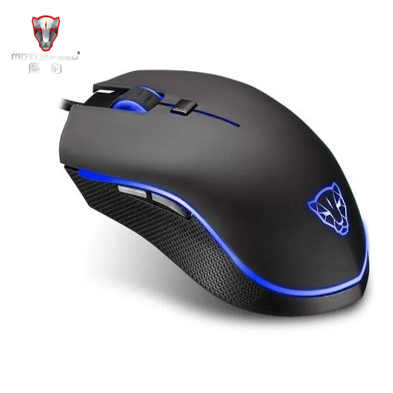 Motospeed V40 USB Проводная игровая мышь 6 кнопок оптическая RGB светодиодный световая мышь геймер 4000 dpi для ПК ноутбука Настольная компьютерная игра
