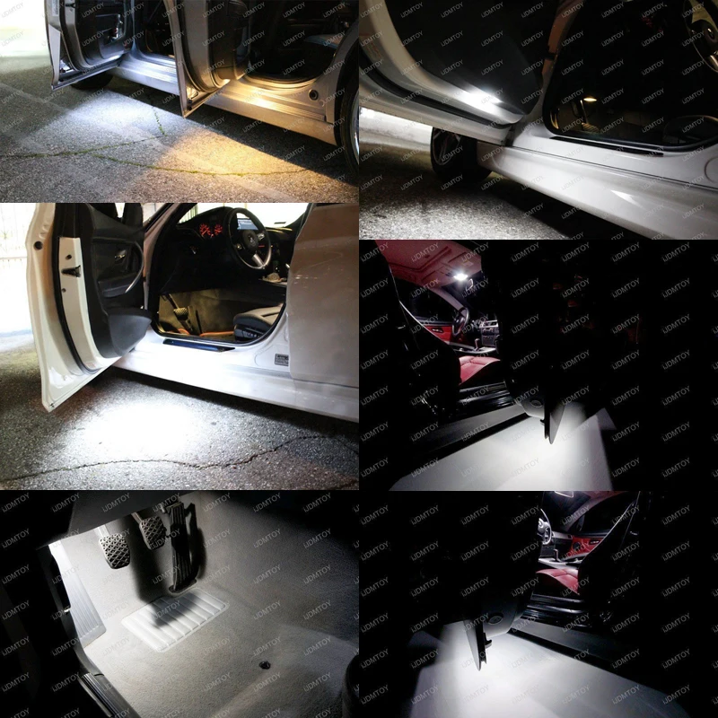

For BMW 1 Series F20 F21 2011-up Excellent Ultra bright Smd led interior Footwell lamp door Courtesy light No OBC error
