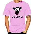 Новая забавная футболка Южная часть парка для коров