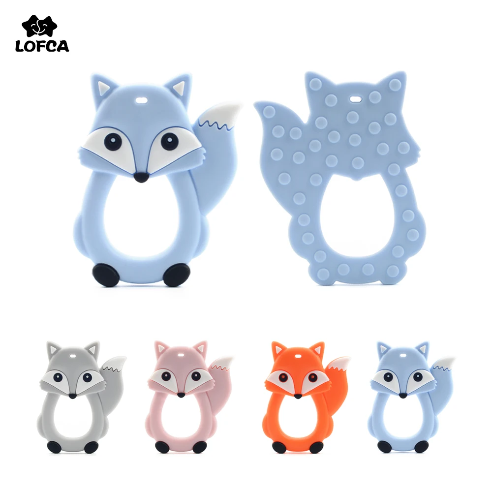 1 шт. Силиконовые Прорезыватели для зубов в виде лисы|Детские прорезыватели| |