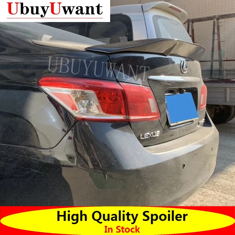 

Внешний задний спойлер из АБС/углеродного волокна для ES250 ES300 ES350 2006-2011, задний спойлер, украшение для багажника, автомобильный Стайлинг