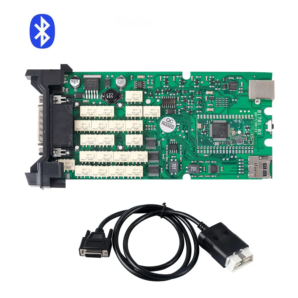 Auto CDP with BT 10 шт./лот CDP TCS с OBD2 Bluetooth,00 с keygen для автомобиля грузовик OBD2 диагностический инструмент как MVD и Multidiag код ридер - Цвет: Auto CDP with BT