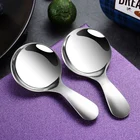 2шт Маленькие нержавеющей стали ложки, Симпатичная кухонная ложка для солисахараприправы и специи, Маленькая короткая ложка для детей, мороженое совок, кофе совок, Чайный совок, кухни Аксессуары