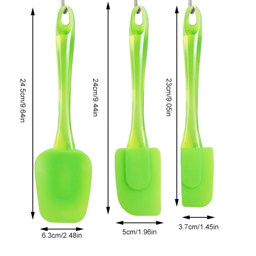 

Baking Tools Spatula Mini Silicone Spatula Baking Scraper Cream Heat-Resistant Kitchen Utensils Smoother Decorator