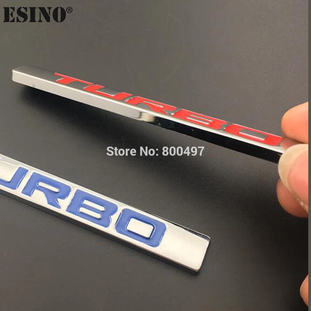 Новый автомобиль укладка Turbo Boost загрузки повышения 3D металлическая