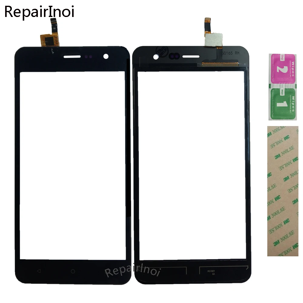 

10pcs Touch Screen For Fly Champ FS529 FS 529 Touch Screen Digitizer Panel 5'' Fly FS529 Front Outer Glass Sensor Wipes