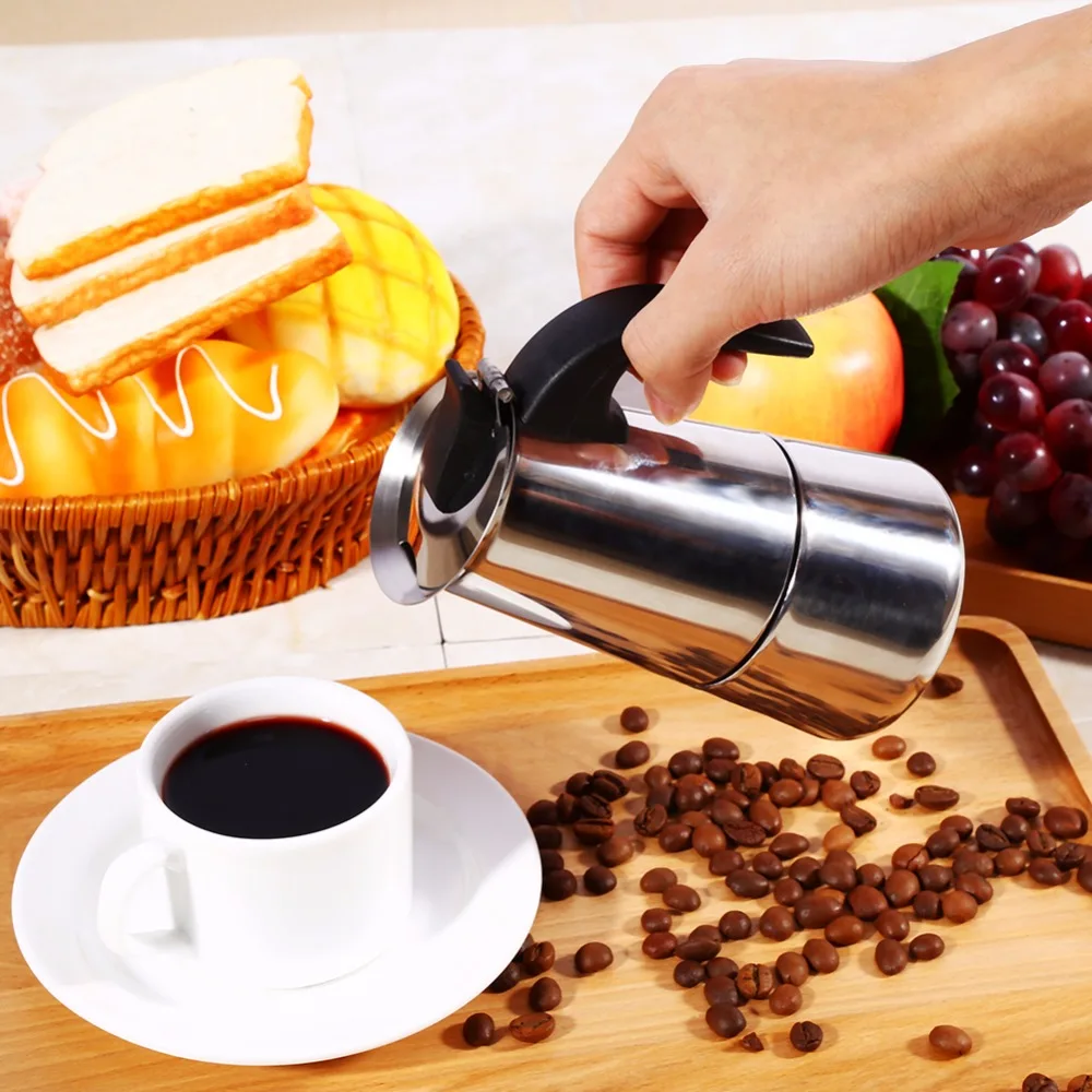 

Moka Espresso Coffee Maker Pot Stovetop Tool Filter Percolator Latte Piano Cottura Filtro Coffee Machine Coffee Cafetiere Maker
