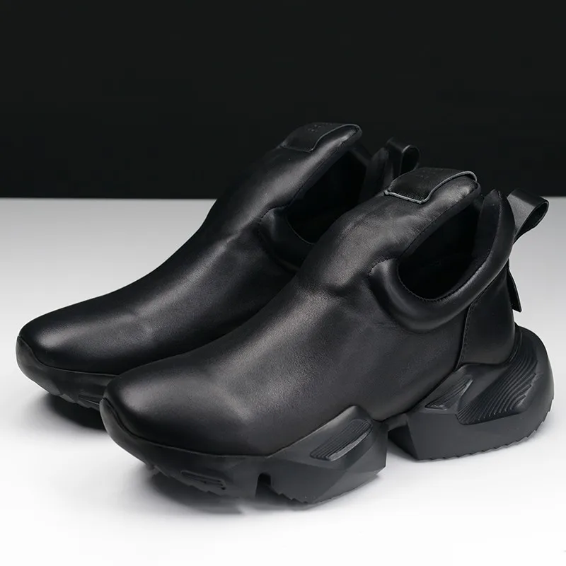 Мужские повседневные кроссовки из обувь для активных движений натуральной кожи