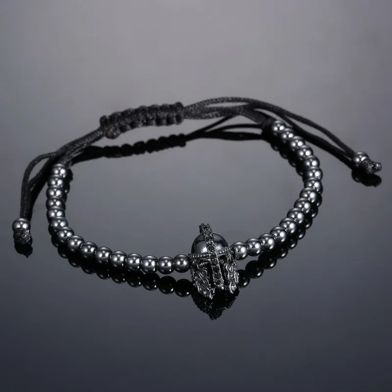 Браслеты ручной работы мужские Регулируемые очаровательные плетеные браслеты