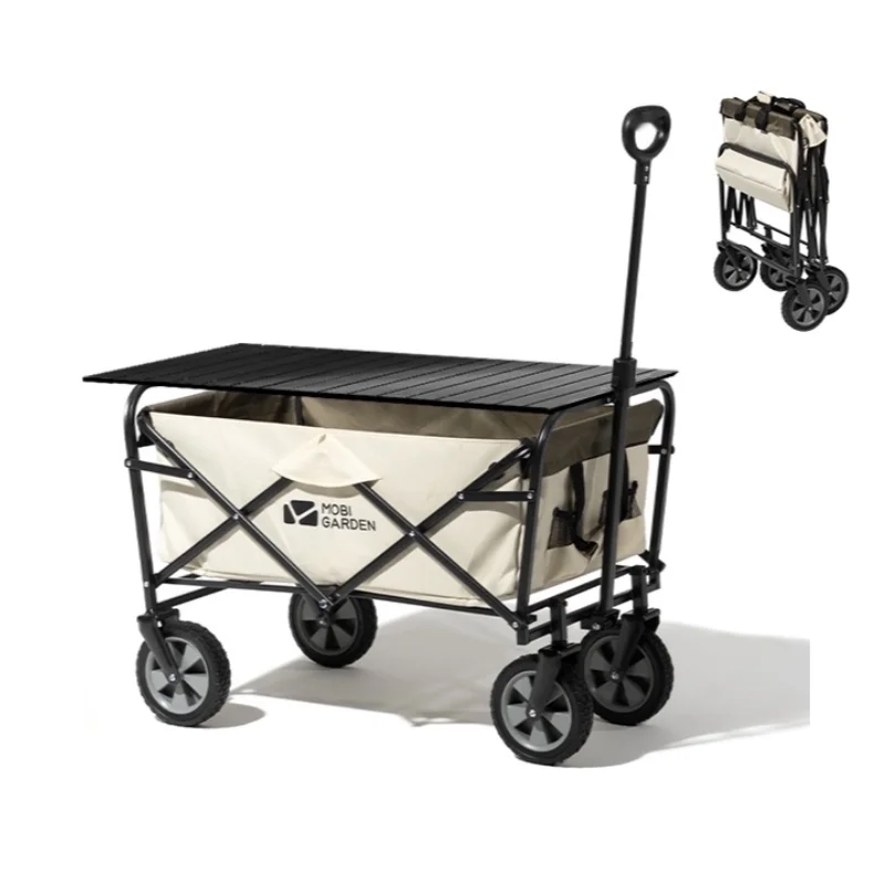 

GY Camp Car Folding Portable Trolley Outdoor Trolley Camping Camping Small Trailer Picnic Travel Equipment