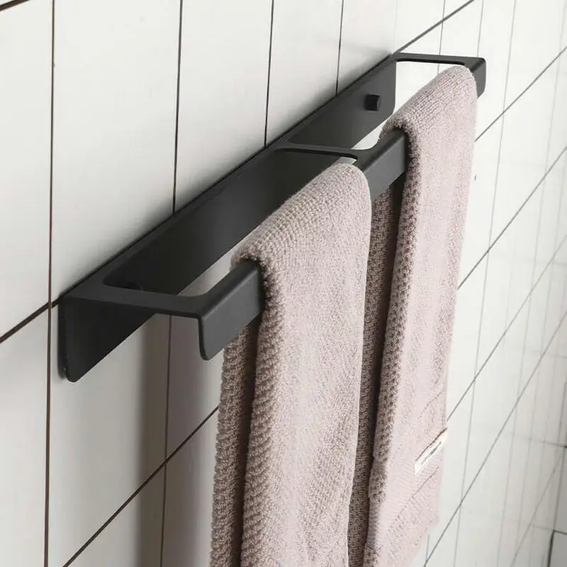 MAEBOW черное пространство алюминиевое оборудование для ванной комнаты вешалка