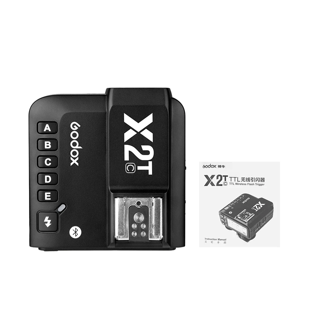 

Godox X2T-C TTL 1/8000s 2.4G Wireless Trigger Transmitter for Canon DSLR Cameras and Godox TT685C TT350C V860II-C TT600 AD200