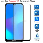 9H 5D полное покрытие черное закаленное стекло Для Doogee Y8 HD защита для экрана Для Doogee Y8 6,1 дюйма полная клеевая защитная пленка, стекло