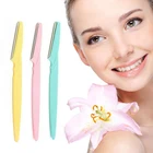 Набор косметических лезвий для женщин, 13 шт., набор для удаления волос на лице, стрижки бровей, макияжа, TSLM1