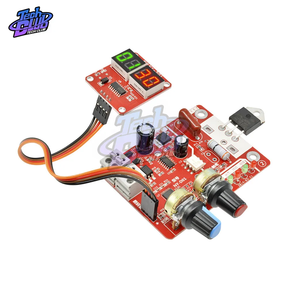 Панель управления точечной сваркой цифровой амперметр с цифровым дисплеем