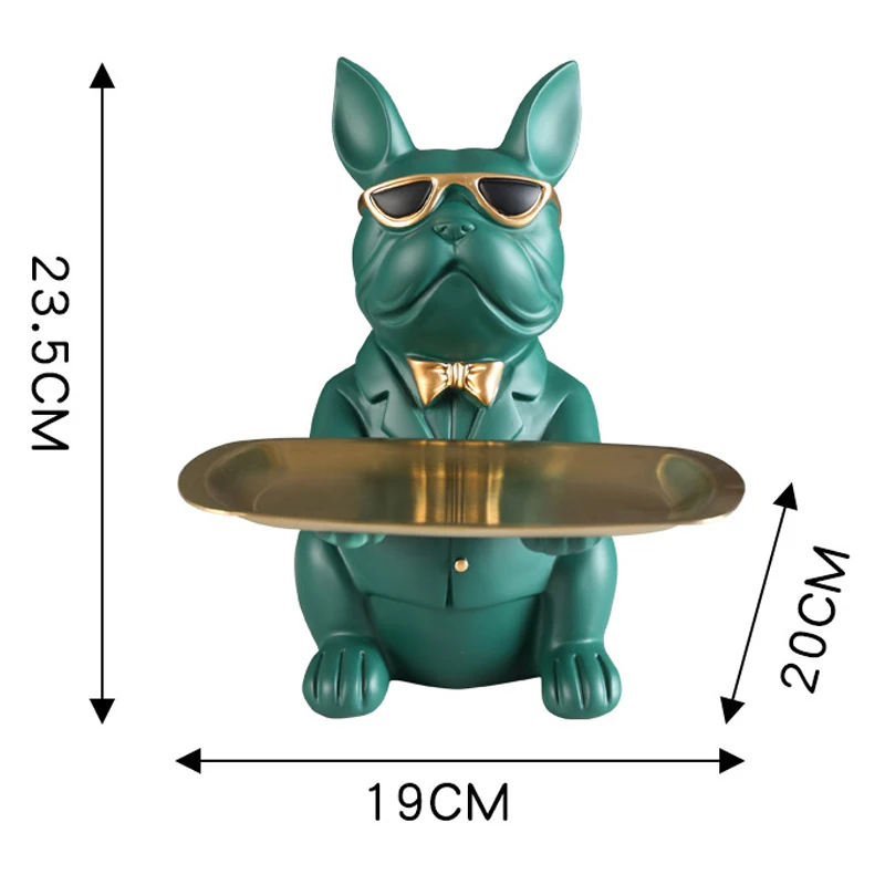 

Simple Exquisite Dog Shape Storage Tray For Key Jewelry Storage Table Home Ornaments Resin Craft HYD88
